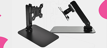stojak na monitor, uchwyt biurkowy do monitora, podstawka pod ekran, regulowany uchwyt do monitora, Spacetronik SPAT01, uchwyt VESA, ergonomiczny stojak do biura, regulacja monitora