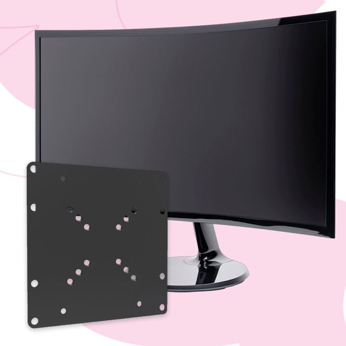 adapter vesa 200x200, uchwyt tv vesa adapter, przedłużka vesa do monitora, adapter do tv 23-42 cale, uchwyt vesa do telewizora, stalowy adapter vesa, montaż tv do uchwytu, rozszerzenie vesa