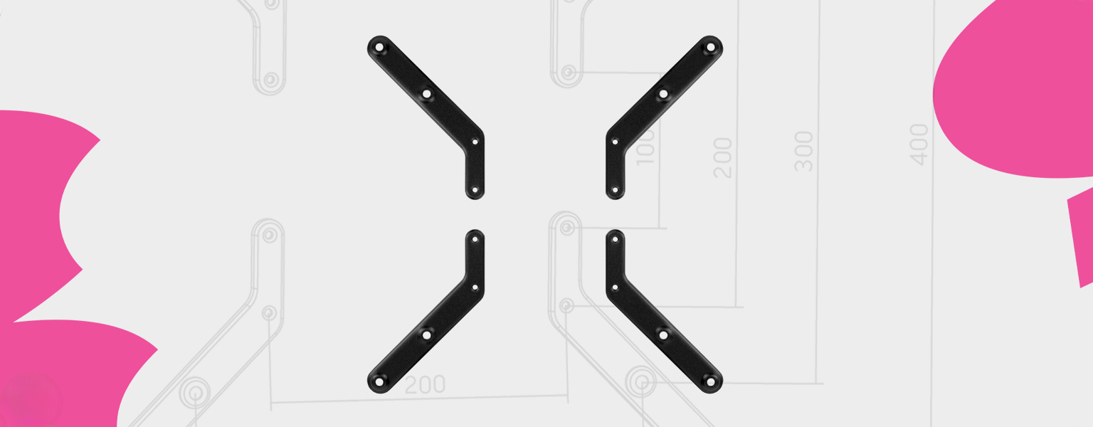adapter vesa 400x400, uchwyt do tv 55 cali, rozszerzenie vesa, tv mount adapter, montaż tv vesa, uniwersalny adapter do telewizora, stalowy adapter vesa, vesa 300x300 400x400