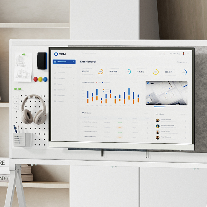 uchwyt na monitor VESA tablica mobilna Spacetronik SPB230_135_60