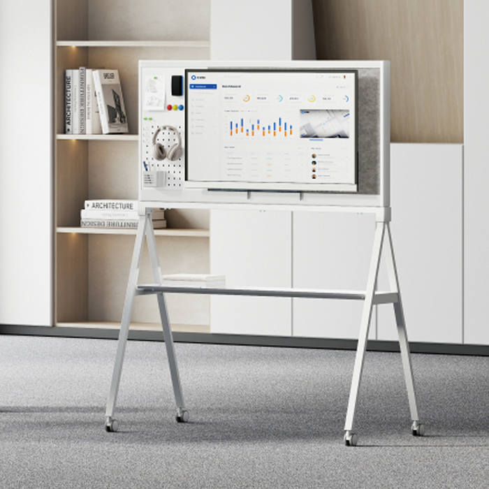 mobilna tablica suchościeralna, whiteboard z półką, tablica biurowa na kółkach, tablica z pegboardem, tablica z filcem, whiteboard z funkcją magnetyczną, nowoczesna tablica do biura, wielofunkcyjna tablica mobilna