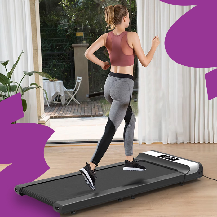 cicha bieżnia, bieżnia do mieszkania, fitness w domu, Spacetronik SPE-W03, kompaktowa bieżnia, wyciszona bieżnia, domowe cardio