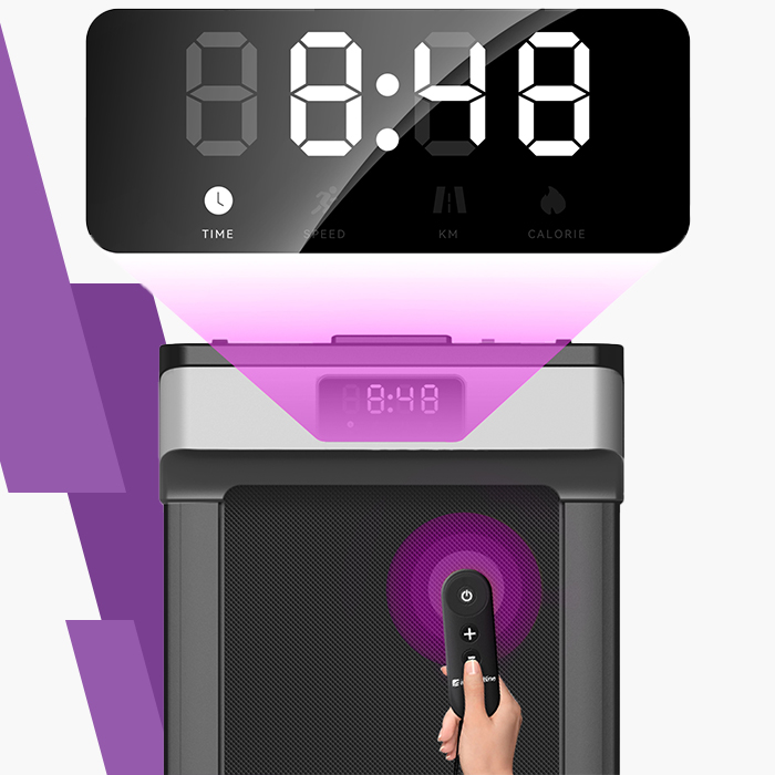 wyświetlacz LED bieżnia, monitorowanie treningu, Spacetronik SPE-W03, kontrola prędkości, dystans bieżnia, bieżnia fitness LED, fitness do domu