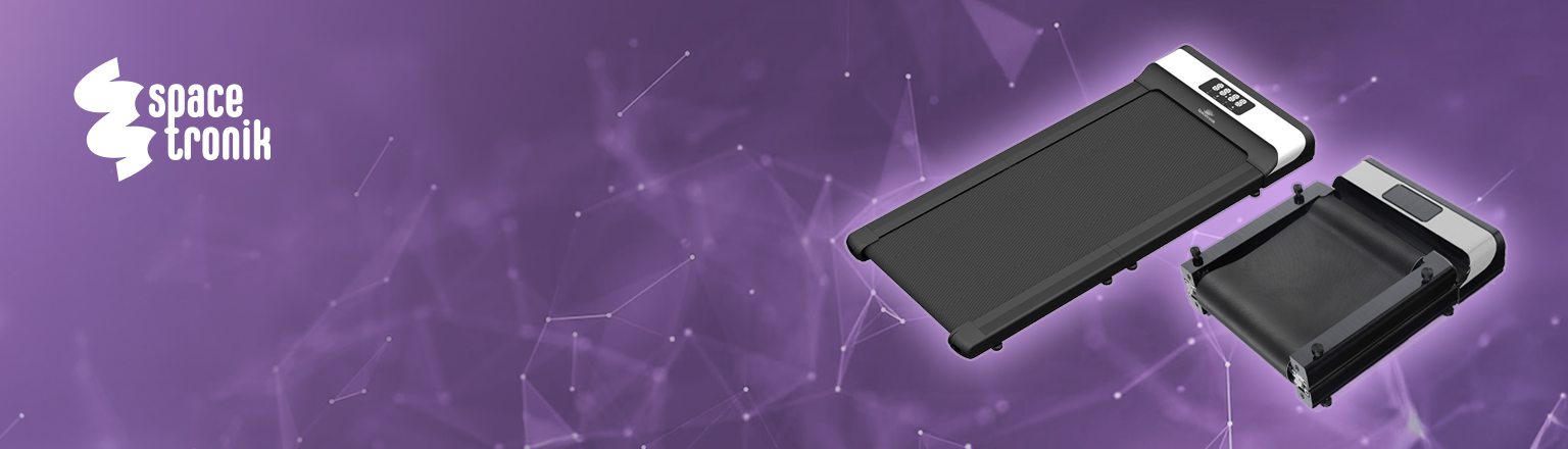 bieżnia elektryczna składana, bieżnia do domu, cicha bieżnia, bieżnia z wyświetlaczem LED, kompaktowa bieżnia, bieżnia Spacetronik SPE-W03, bieżnia pod biurko, sprzęt fitness do domu