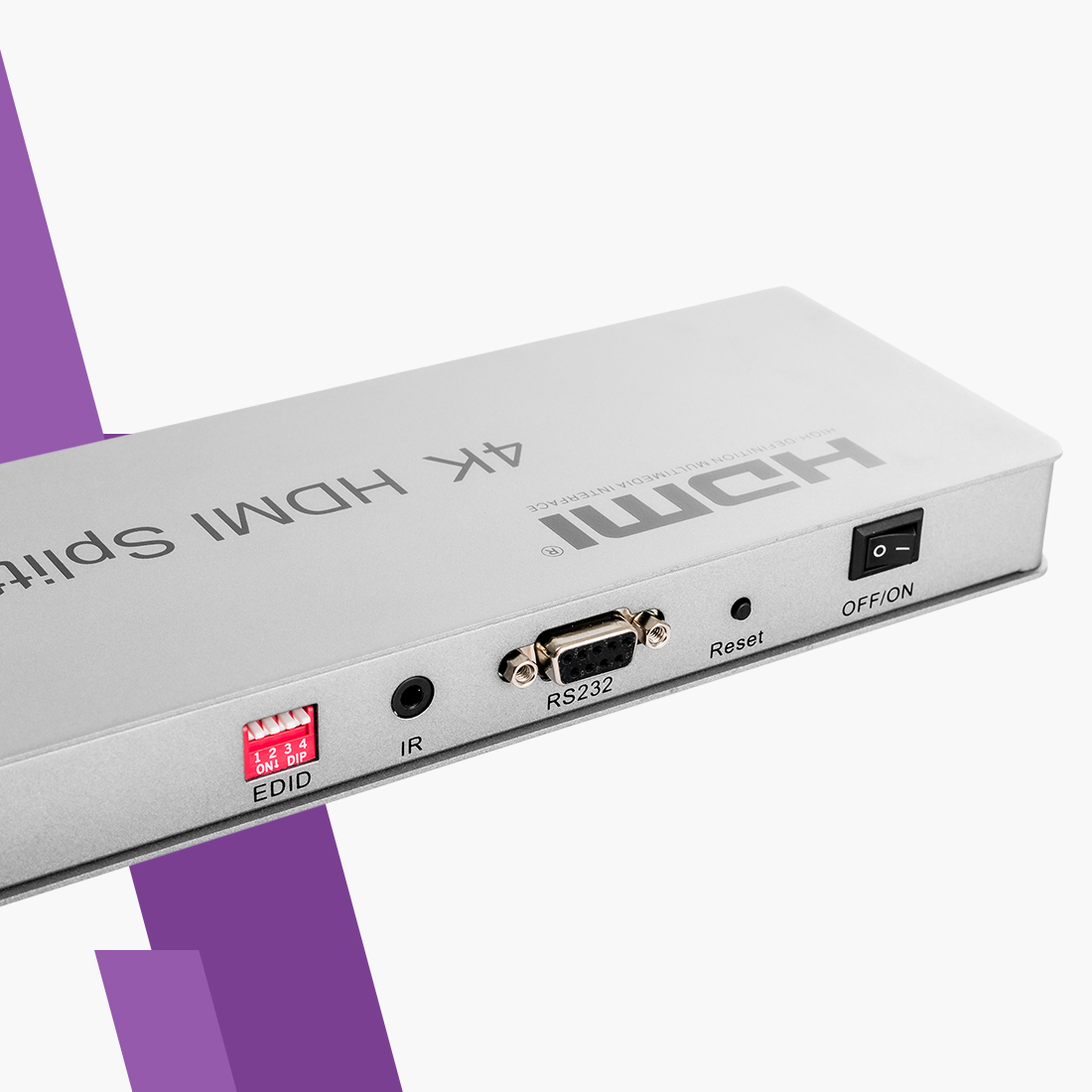 rozgałęźnik HDMI 1x8, rozdzielacz HDMI 4K 60Hz, HDMI HDR EDID, splitter HDMI 1 na 8, urządzenie HDMI-CEC, rozdzielacz sygnału HDMI, akcesoria do monitorów, HDMI do telewizora