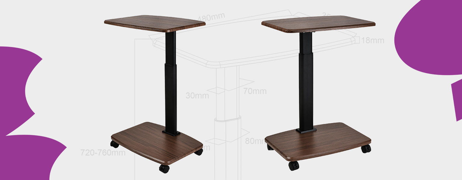 stolik pod projektor mobilny na kółkach Spacetronik BUDDY 12-BR