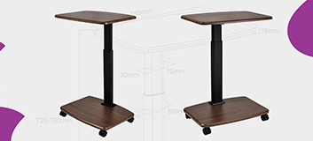 stolik pod projektor mobilny na kółkach Spacetronik BUDDY 12-BR