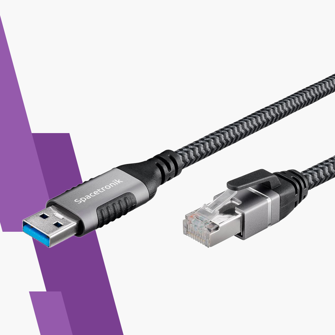 USB Gigabit karta sieciowa, adapter Ethernet USB-A do RJ45, karta sieciowa USB 3.0, szybka karta sieciowa, kabel Ethernet, karta sieciowa do laptopa, adapter RJ45 do USB, USB karta sieciowa 1 Gbps, wytrzymały kabel USB, plug and play karta sieciowa.
