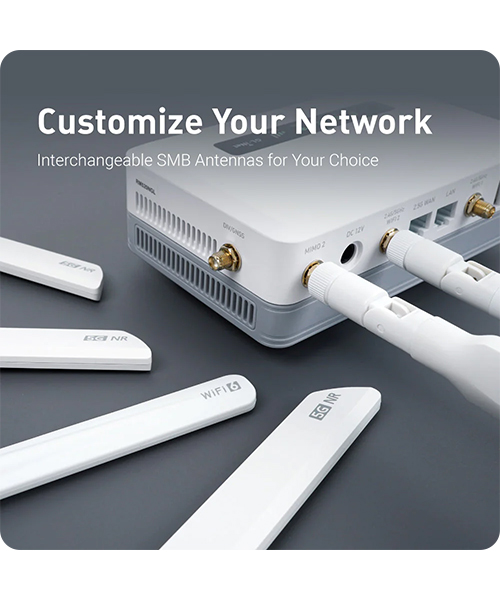 router 5G, Wi-Fi 6, dual-SIM, multi-WAN, load-balancing, failover, OpenWrt, GoodCloud, mobilny internet, niezawodność sieci, zarządzanie siecią, inteligentne ładowanie, router z baterią, szybki internet, stabilne połączenie.