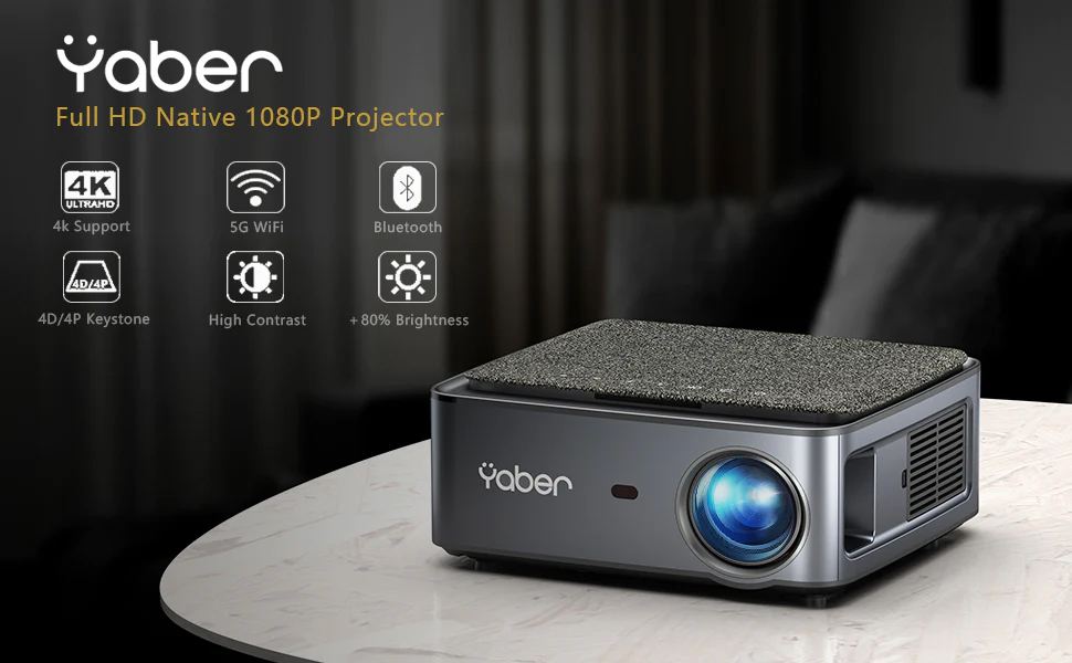 Projektor Smart K2s Alexa WiFi6 1080p