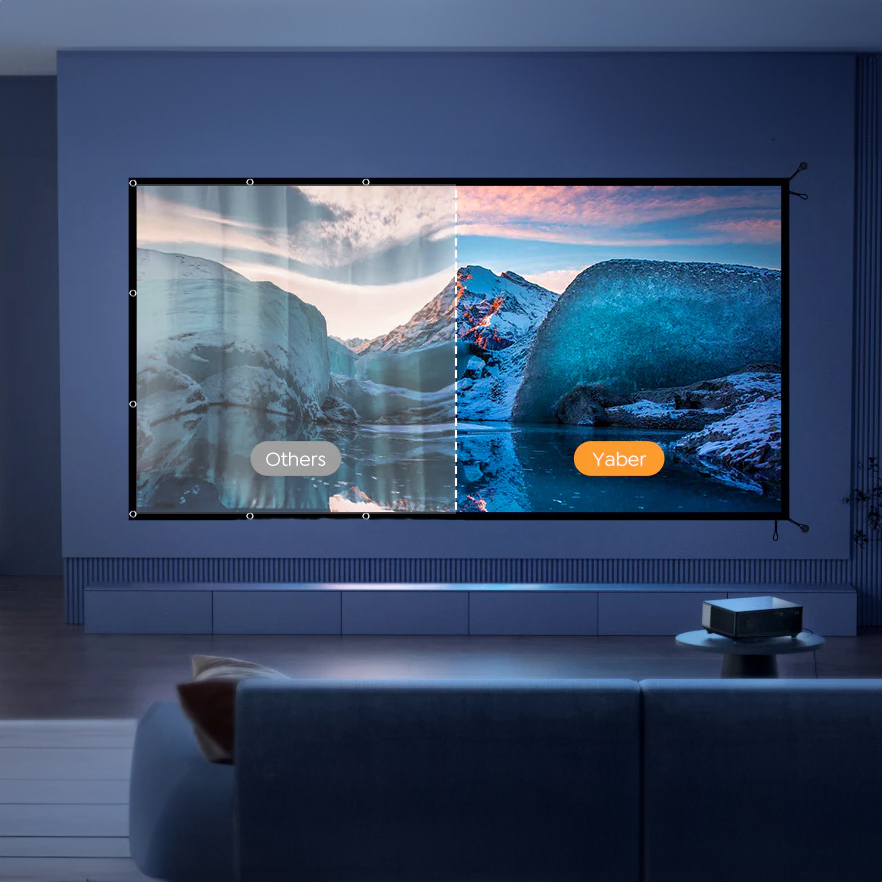 Projekcyjny ekran 100 cali 4K HD