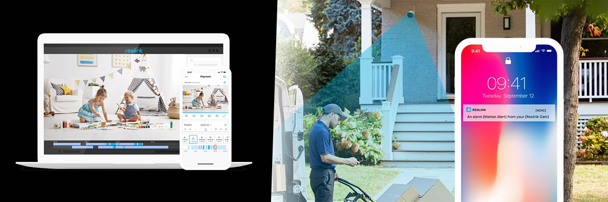 Zdalny podgląd smartfon, tablet, komputer, czujnik ruchu